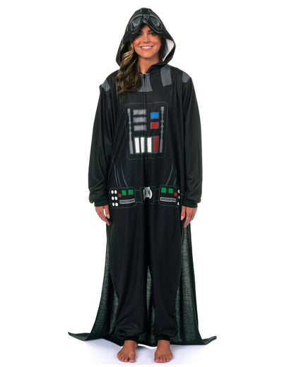 Disney Star Wars Union Suit Men's Darth Vader One Piece Pajama