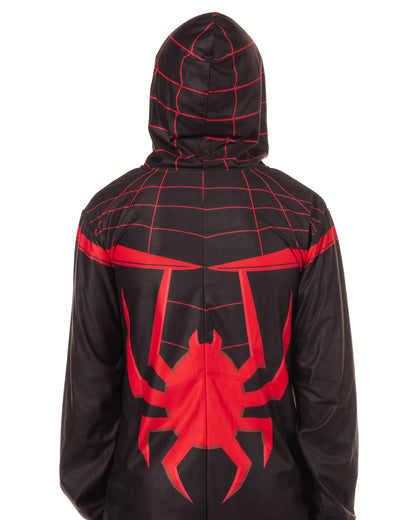 Marvel Comics Spider-Man Union Suit Men's Miles Morales Costume Pajama