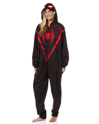 Marvel Comics Spider-Man Union Suit Men's Miles Morales Costume Pajama