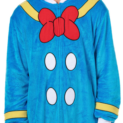 Disney Donald Duck Union Suit Adult Kigurumi Costume Pajama
