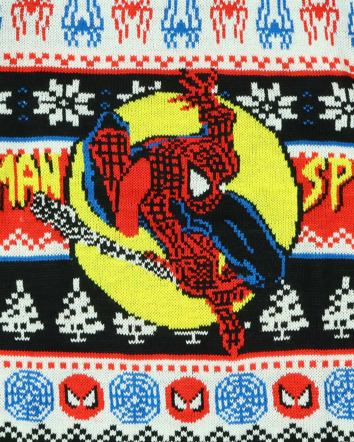 Marvel Men's Spider-Man Spidey Jump Adult Ugly Christmas Pullover Sweater