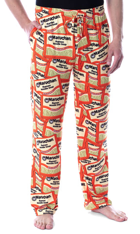 Maruchan Men's Ramen Noodles Soup Chicken Flavor Allover Sleep Pajama Pants