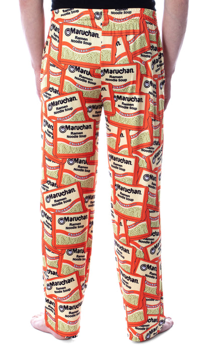 Maruchan Men's Ramen Noodles Soup Chicken Flavor Allover Sleep Pajama Pants