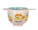 Maruchan Microwave Safe Ramen Bowl w/Reusable Bamboo Chopsticks