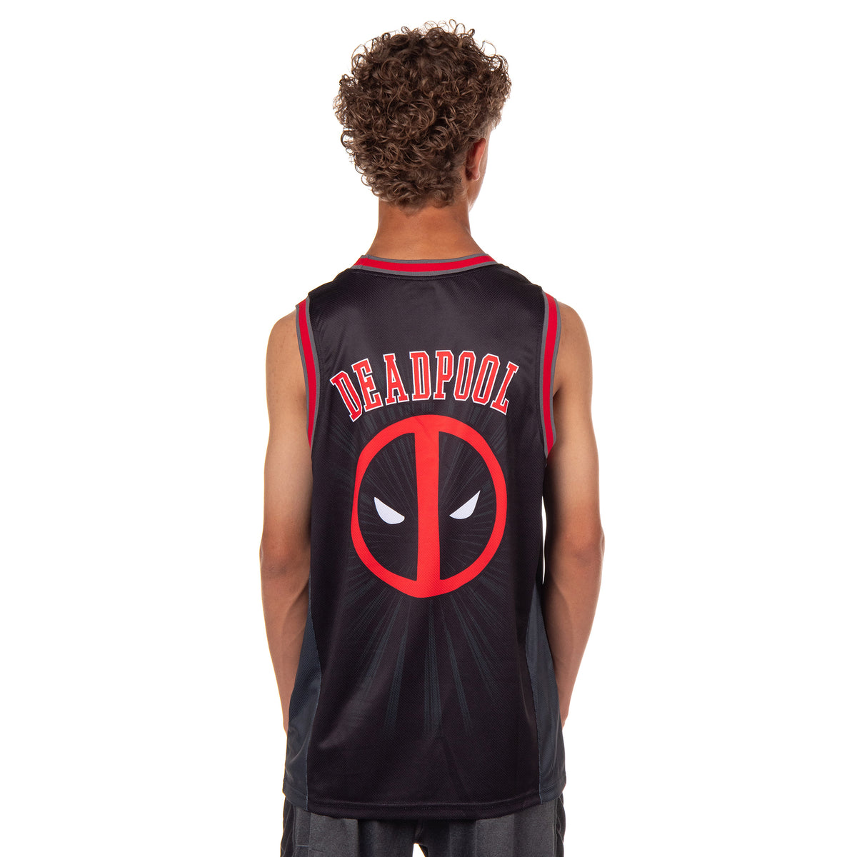 Marvel Deadpool Basketball Jersey Men's Dead Baller Athletic Gym Tank Top