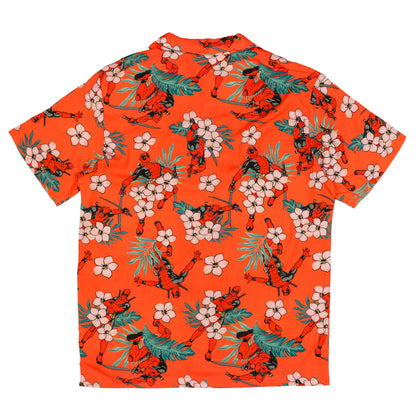 Marvel Comics Deadpool Hawaiian Shirt Men's Button Up Woven Top