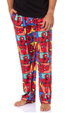 Marvel Comics Men's Superhero Character Sleep Adult Lounge Pajama Pants