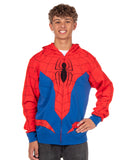 Marvel Spider-Man Hoodie Men's Cosplay Costume Zip Up Hooded Sweatshirt