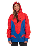 Marvel Spider-Man Hoodie Men's Cosplay Costume Zip Up Hooded Sweatshirt