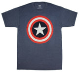 Marvel Mens' Avengers Captain America Shield Big and Tall T-Shirt