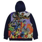 Marvel Comics Men's X-Men Convertible Vest Hoodie Print w/Removable Sleeves