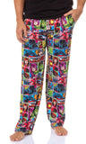 Marvel Comics Men's Superhero Character Sleep Adult Lounge Pajama Pants