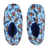 Naruto Shippuden Boys' Naruto Uzumaki Allover Design Plush-Lined Slippers