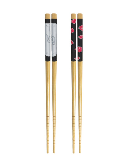 Naruto Shippuden 2 Pairs Collectible Anime Bamboo Chopsticks
