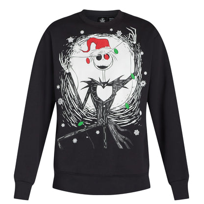 The Nightmare Before Christmas NBC Sweatshirt Mens Jack Light Up Sweater