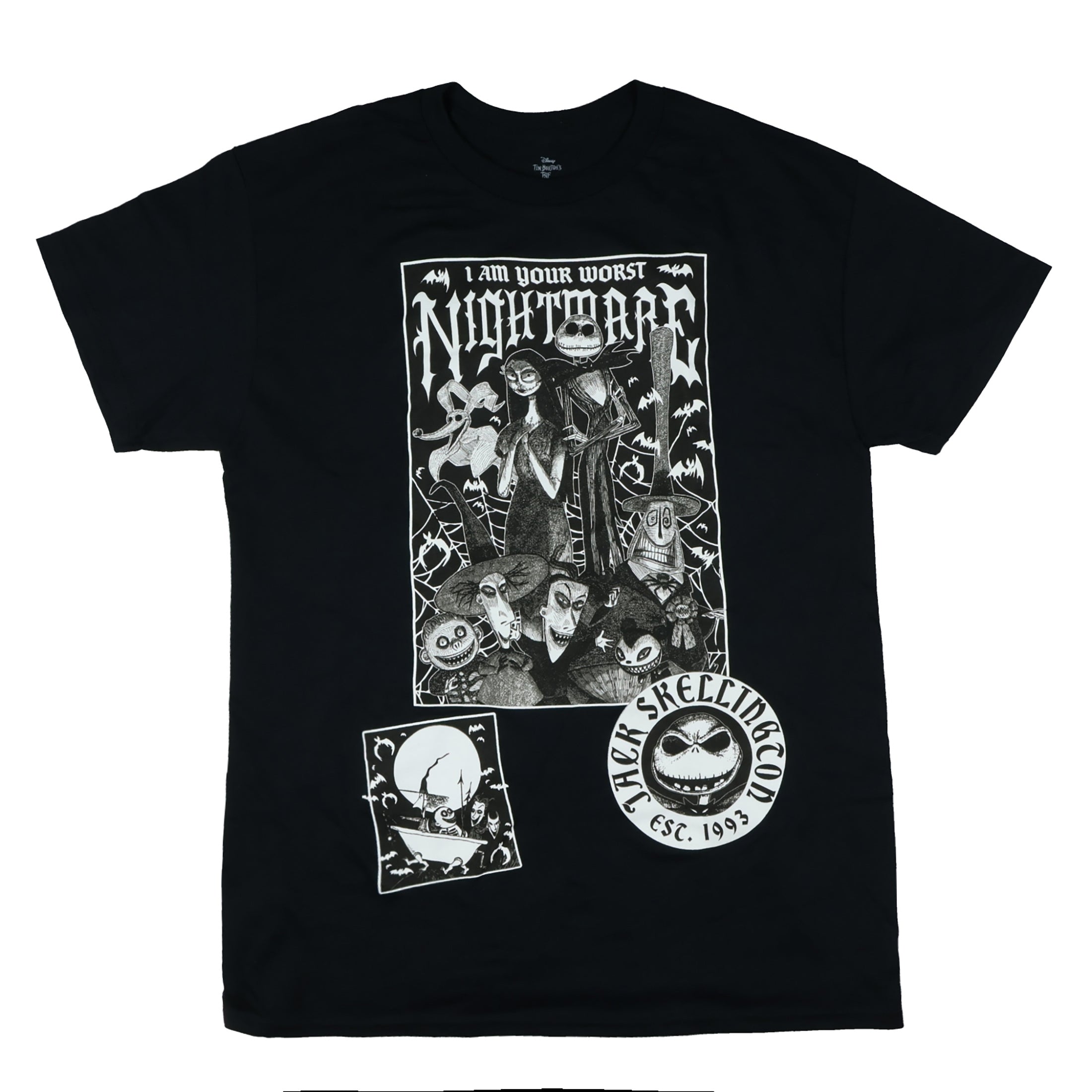 The Nightmare Before Christmas NBC Shirt Mens Worst Nightmare Graphic Tee