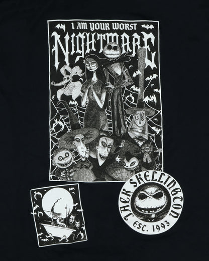 The Nightmare Before Christmas NBC Shirt Mens Worst Nightmare Graphic Tee
