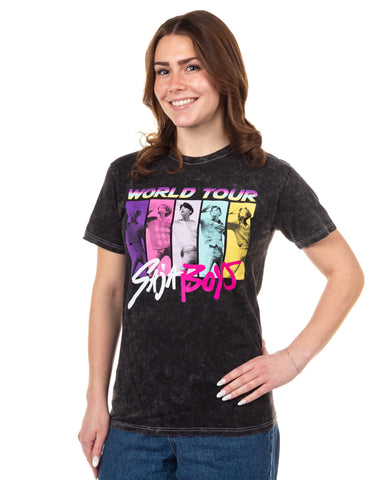 K-Pop Demon Hunters Junior Women's Saja Boys World Tour T-Shirt
