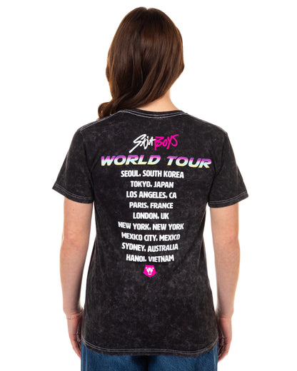 K-Pop Demon Hunters Junior Women's Saja Boys World Tour T-Shirt