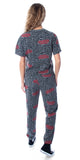 Stranger Things Women's Shirt And Jogger Pants Matching 2 Piece Lounge Set