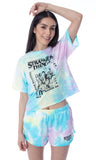 Stranger Things Pajamas Women's Friends Don't Lie Tie Dye Loungewear Set