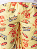 Stranger Things Men's Surfer Boy Pizza Lounge Bottoms Pajama Pants