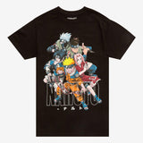 Naruto T-Shirt Men's Sakura Kakashi Sasuke Iruka Short Sleeve Graphic Tee