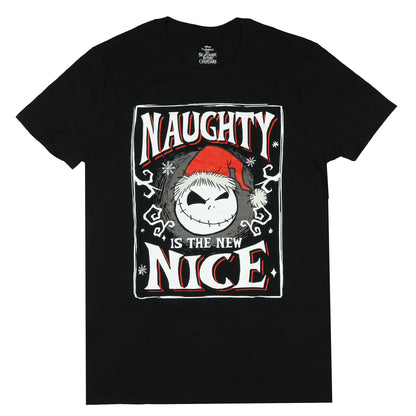 The Nightmare Before Christmas T-Shirt Men's Naughty Is The New Nice Tee