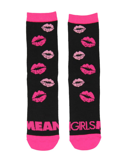 Mean Girls Women's We Wear Pink So Fetch 2 Pack Crew Socks