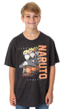Naruto Shippuden Boys' Anime Manga Triple Character Youth Kids T-Shirt