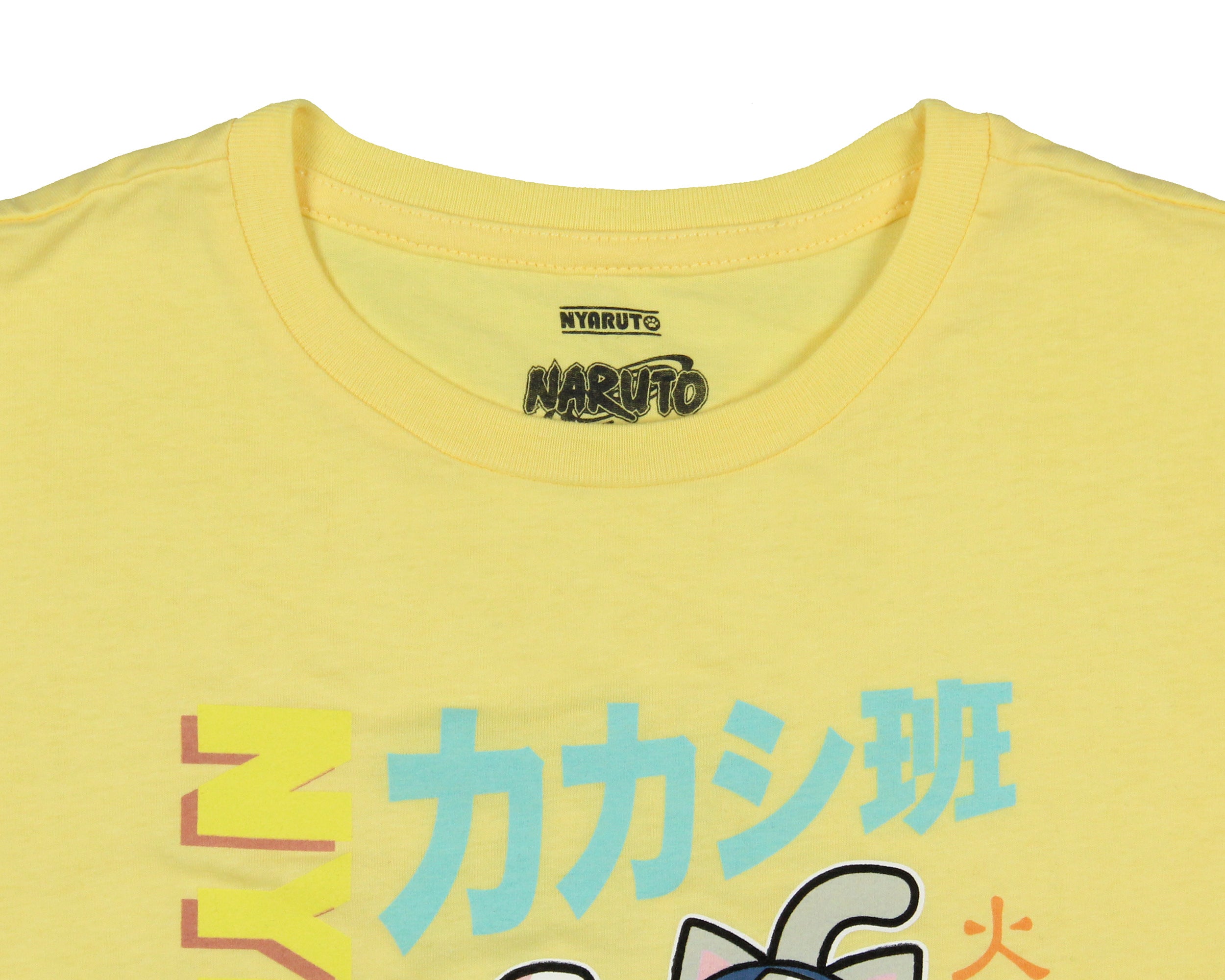 Nyanto x Naruto Nyruto Girls' Sasuke Kakashi Haruno Kids T-Shirt Tee