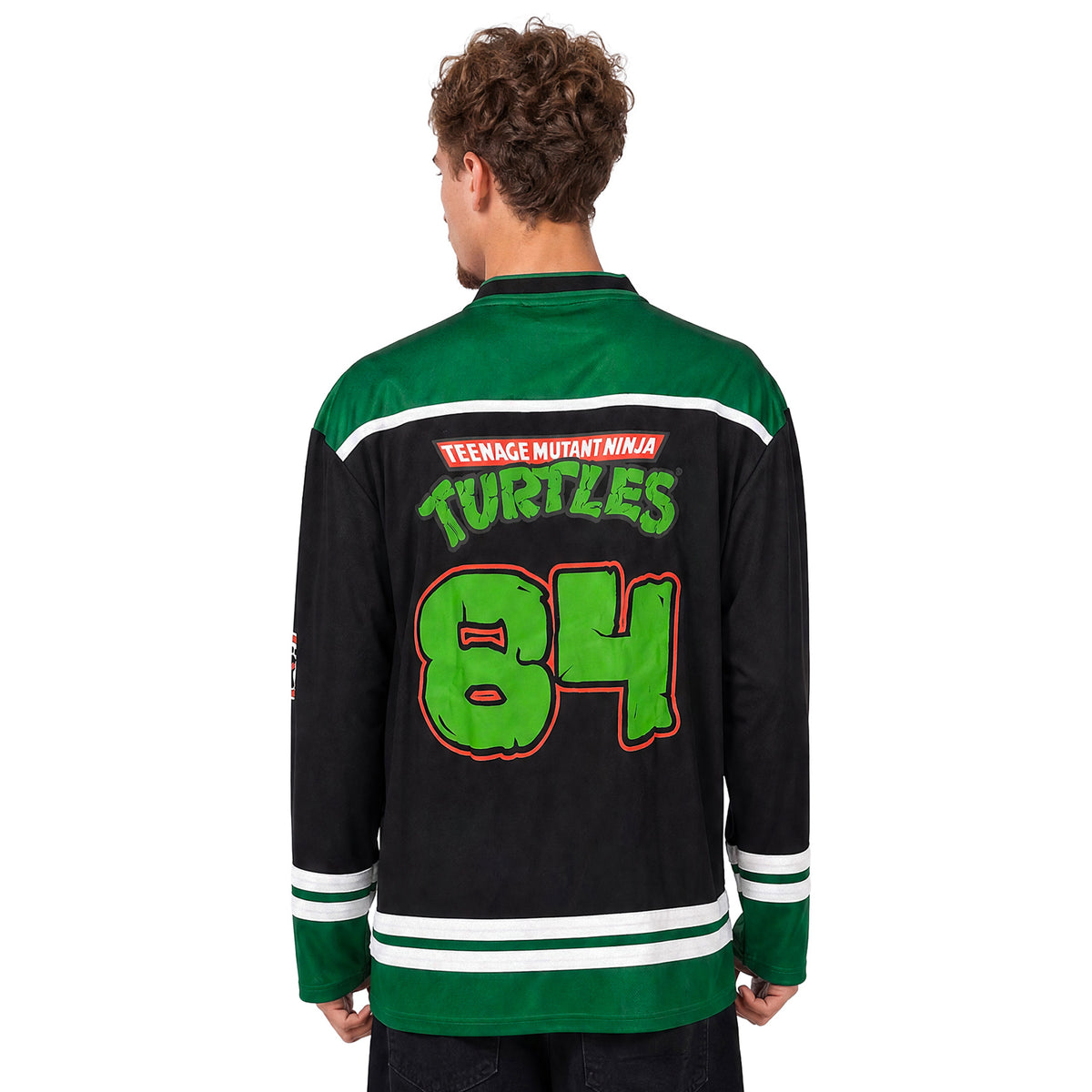 Teenage Mutant Ninja Turtles Hockey Jersey #84 Men's Long-Sleeve Shirt