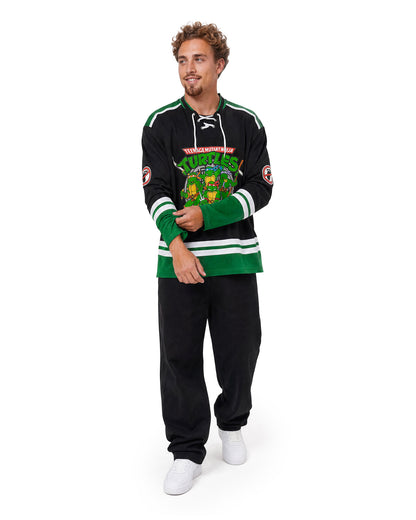 Teenage Mutant Ninja Turtles Hockey Jersey #84 Men's Long-Sleeve Shirt