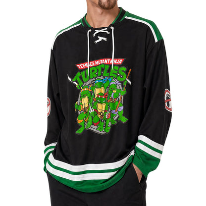 Teenage Mutant Ninja Turtles Hockey Jersey #84 Men's Long-Sleeve Shirt