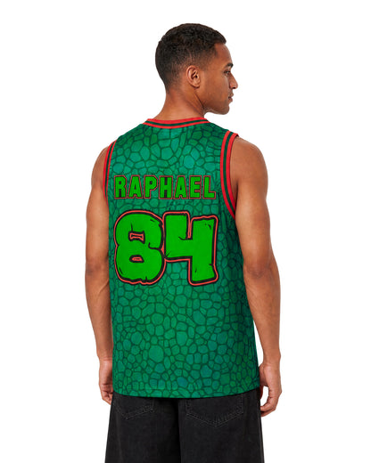 Teenage Mutant Ninja Turtles Basketball Jersey Men's Raphael #84 Tank