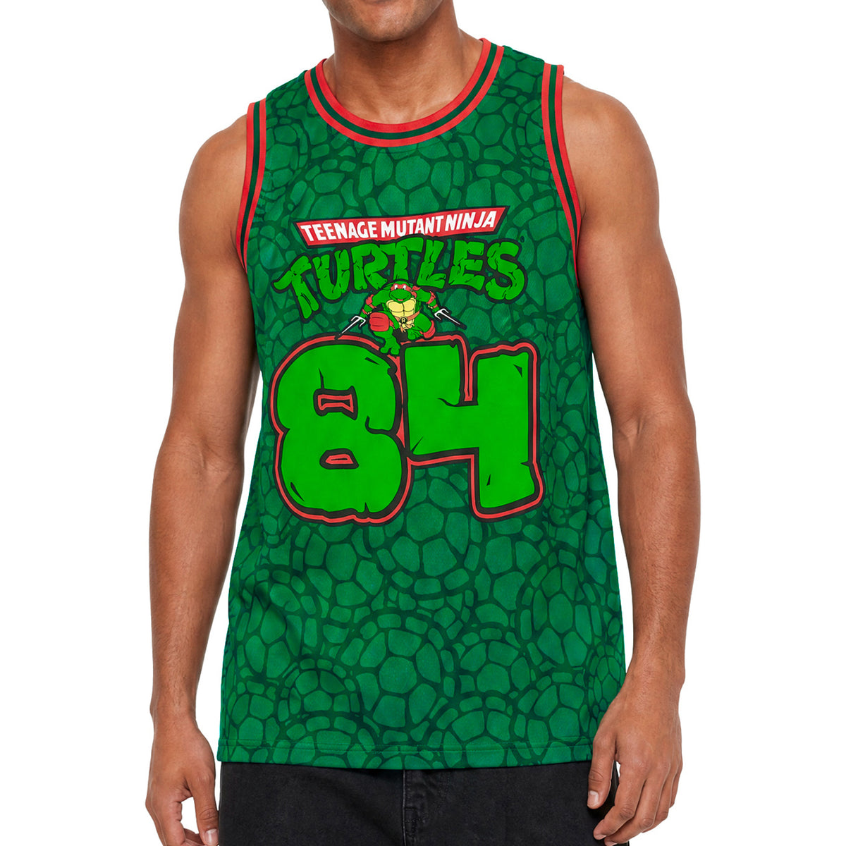Teenage Mutant Ninja Turtles Basketball Jersey Men's Raphael #84 Tank