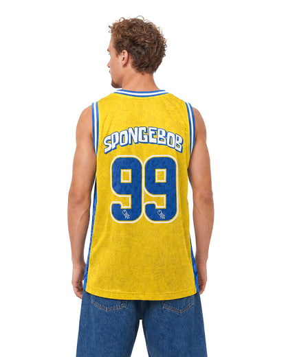 Nickelodeon SpongeBob SquarePants Basketball Jersey #99 Men's Tank Top