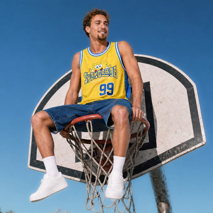 Nickelodeon SpongeBob SquarePants Basketball Jersey #99 Men's Tank Top