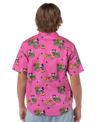 Neff Disney Men's Allover Print Button-Down Shirt