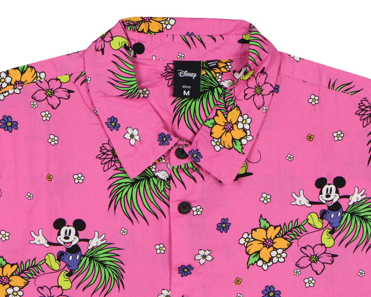 Neff Disney Men's Allover Print Button-Down Shirt