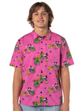 Neff Disney Men's Allover Print Button-Down Shirt