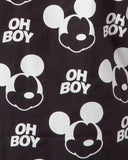 Neff Disney Men's Oh Boy Mickey Face Allover Print Button-Down Shirt