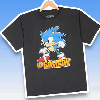 Sonic The Hedgehog Big Boys' #GameOn Challenge Sonic Character T-Shirt