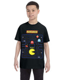 Pac-Man Boy's Game Action Graphic Print T-Shirt