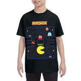 Pac-Man Boy's Game Action Graphic Print T-Shirt