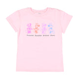 Disney Girls' Minnie Mouse Powerful Beautiful Brilliant Brave T-Shirt (M)