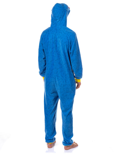 Poppy Playtime Union Suit Adult One Piece Hooded Pajama Costume