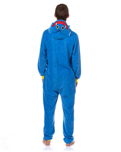 Poppy Playtime Union Suit Adult One Piece Hooded Pajama Costume