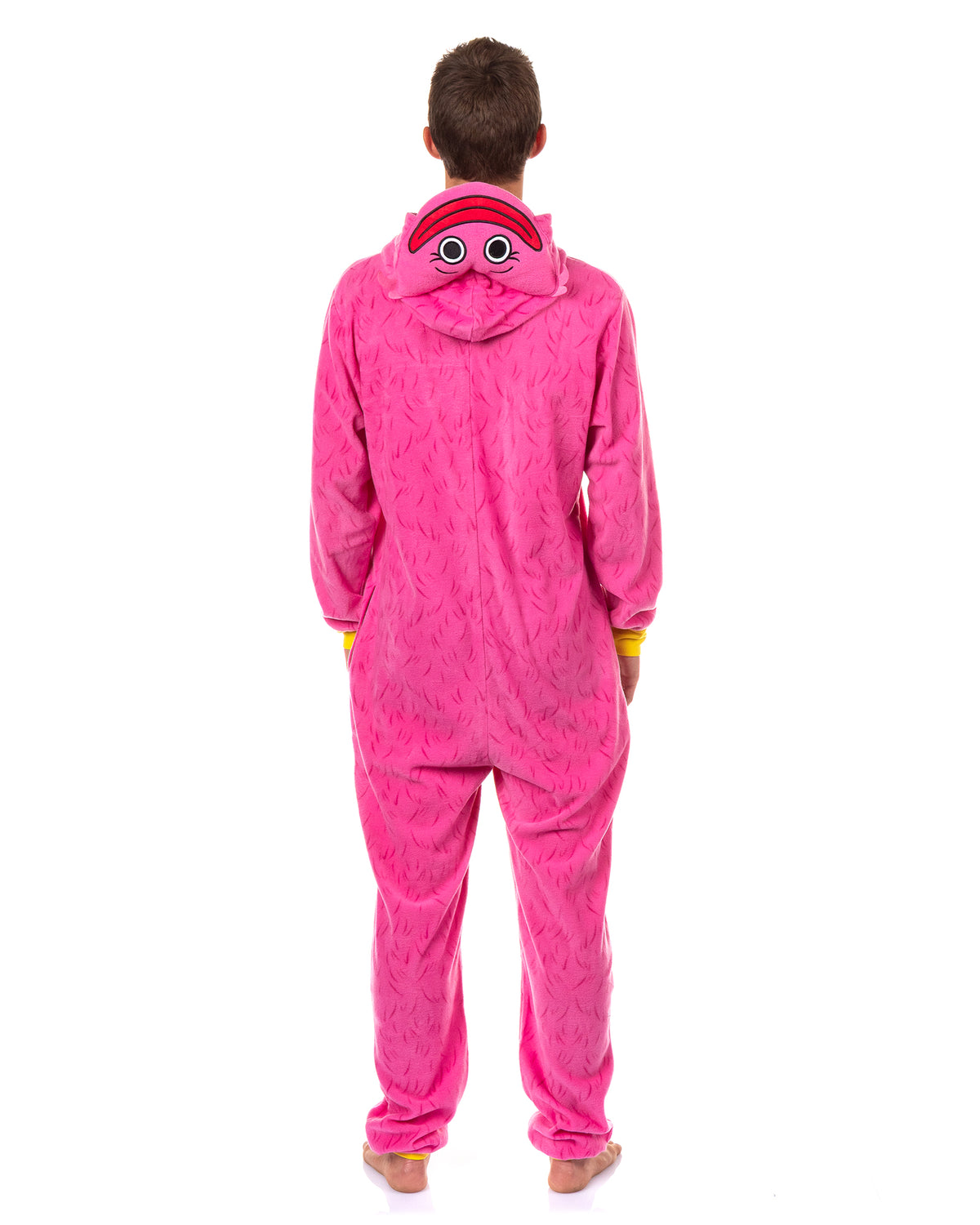 Poppy Playtime Union Suit Adult One Piece Hooded Pajama Costume