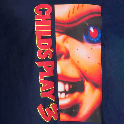 Child's Play 3 T-Shirt Men's Chucky Close-Up Short Sleeve Tee